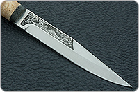 Нож Заноза кап березовый, 100х13м, текстолит : фото 4