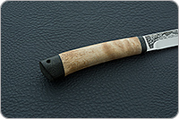 Нож Заноза кап березовый, 100х13м, текстолит : фото 5