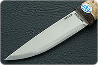 Нож Кузюк карельская береза, 100х13м, текстолит : фото 3