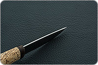 Нож Кузюк карельская береза, 100х13м, текстолит : фото 7