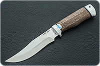 Нож Клычок-1 орех, 95х18, алюминий : фото 2