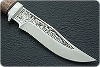 Нож Клычок-1 орех, 95х18, алюминий : фото 4