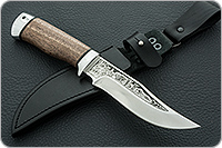 Нож Клычок-1 орех, 95х18, алюминий : фото 10