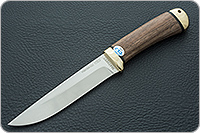 Нож Лиса орех, 100х13м, латунь : фото 2