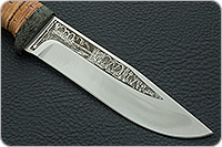 Нож Турист береста, 100х13м, текстолит : фото 4