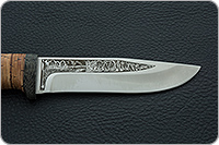 Нож Турист береста, 100х13м, текстолит : фото 7