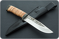 Нож Турист береста, 100х13м, текстолит : фото 9