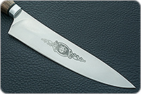 Кухонный нож Поварской орех, 95х18, алюминий : фото 4