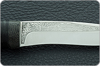 Нож Шаман-2 наборная кожа, 100х13м, текстолит : фото 8