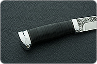 Нож Шаман-1 наборная кожа, 95х18, алюминий : фото 5