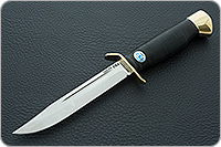 Нож Штрафбат наборная кожа, 100х13м, латунь : фото 2