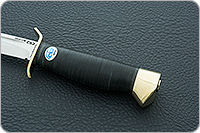 Нож Штрафбат наборная кожа, 100х13м, латунь : фото 6