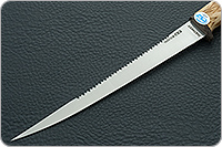 Нож Белуга карельская береза, 100х13м, текстолит : фото 3