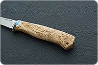 Нож Белуга карельская береза, 100х13м, текстолит : фото 6