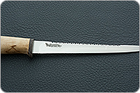 Нож Белуга карельская береза, 100х13м, текстолит : фото 7