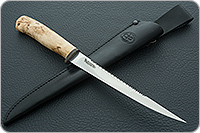 Нож Белуга карельская береза, 100х13м, текстолит : фото 10