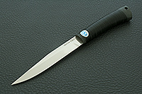 Нож Заноза наборная кожа, 100х13м, текстолит : фото 2