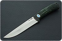 Нож Лиса стабилизированная карельская береза, elmax, текстолит : фото 2