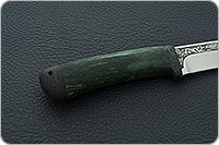 Нож Лиса стабилизированная карельская береза, elmax, текстолит : фото 5