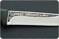 Нож Лиса стабилизированная карельская береза, elmax, текстолит : фото 8