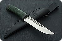 Нож Лиса стабилизированная карельская береза, elmax, текстолит : фото 10