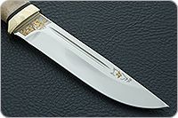 Нож Бекас кап березовый, elmax, латунь : фото 4