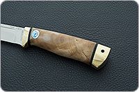 Нож Бекас кап березовый, elmax, латунь : фото 6