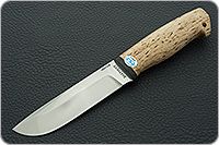 Нож Полярный карельская береза, 100х13м, текстолит : фото 2