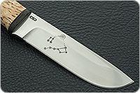 Нож Полярный карельская береза, 100х13м, текстолит : фото 4