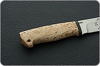 Нож Полярный карельская береза, 100х13м, текстолит : фото 5