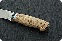 Нож Полярный карельская береза, 100х13м, текстолит : фото 6