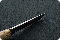 Нож Полярный карельская береза, 100х13м, текстолит : фото 9