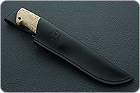 Нож Полярный карельская береза, 100х13м, текстолит : фото 11