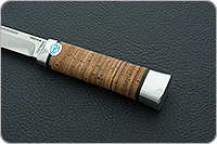 Нож Бурятский большой береста, 100х13м, алюминий : фото 6