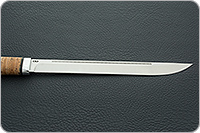 Нож Бурятский большой береста, 100х13м, алюминий : фото 7