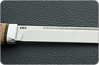 Нож Бурятский большой береста, 100х13м, алюминий : фото 8