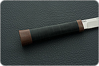 Нож Бурятский средний наборная кожа, 100х13м, текстолит : фото 5