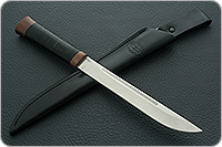 Нож Бурятский средний наборная кожа, 100х13м, текстолит : фото 9