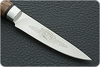 Кухонный нож Овощной малый орех, 95х18, алюминий : фото 4