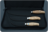 Набор Поварской-3 с подставкой карельская береза, 95х18, алюминий : фото 12