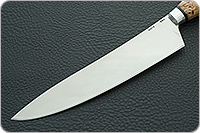 Кухонный нож Поварской карельская береза, 95х18, алюминий : фото 3