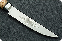 Кухонный нож Овощной карельская береза, 95х18, алюминий : фото 4