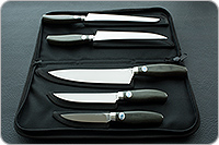 Набор Поварской-5 с подставкой рукоять текстолит, 95х18, алюминий : фото 12