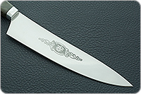 Кухонный нож Поварской рукоять текстолит, 95х18, алюминий : фото 4