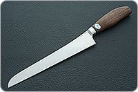 Кухонный нож Для нарезки ветчины орех, 95х18, алюминий : фото 2