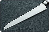 Кухонный нож Для нарезки ветчины орех, 95х18, алюминий : фото 3