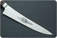 Кухонный нож Мясницкий 95х18, алюминий, без дополнительной обработки : фото 4