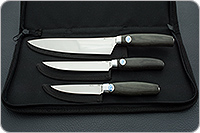 Набор Поварской-3 с подставкой рукоять текстолит, 95х18, алюминий : фото 11