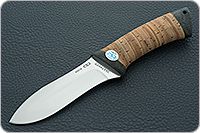 Нож Скинер береста, 95х18, алюминий : фото 2