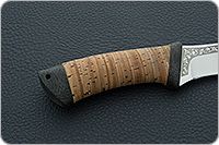 Нож Скинер береста, 95х18, алюминий : фото 5